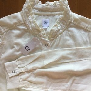 NWT - Gap flannel blouse - S